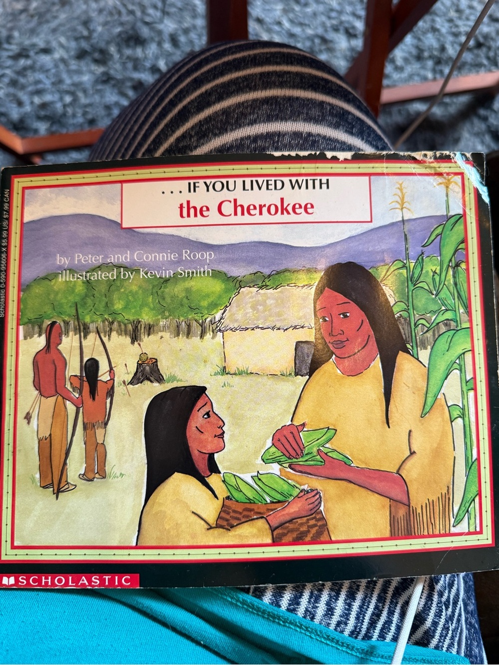 If You Lived With the Cherokee - Scholastic Picture paperback Book